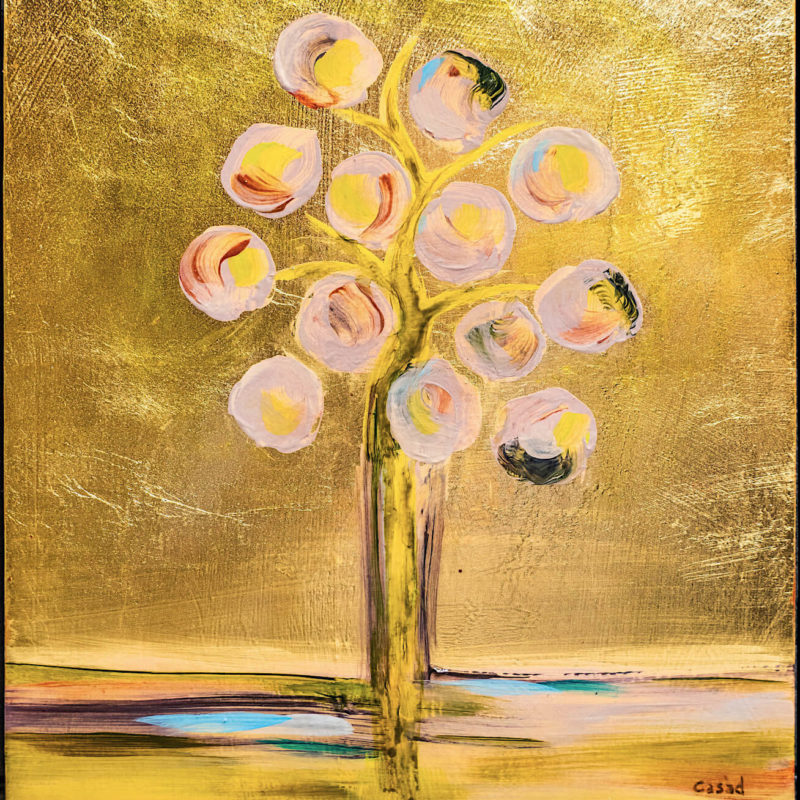 Blue River World Art - Golden Blossom